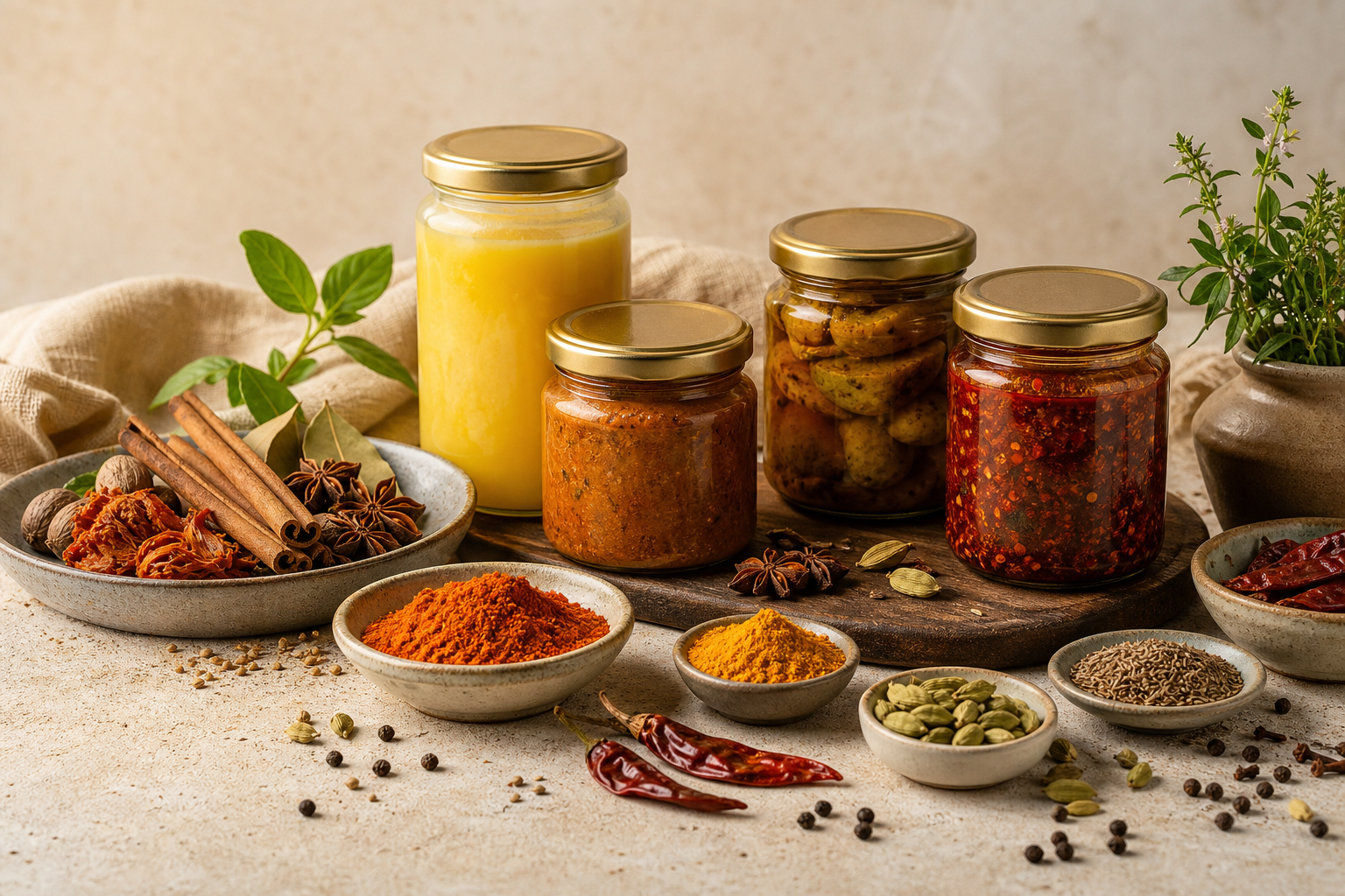 Premium Indo-Asian pantry staples, spices, sauces and pickles